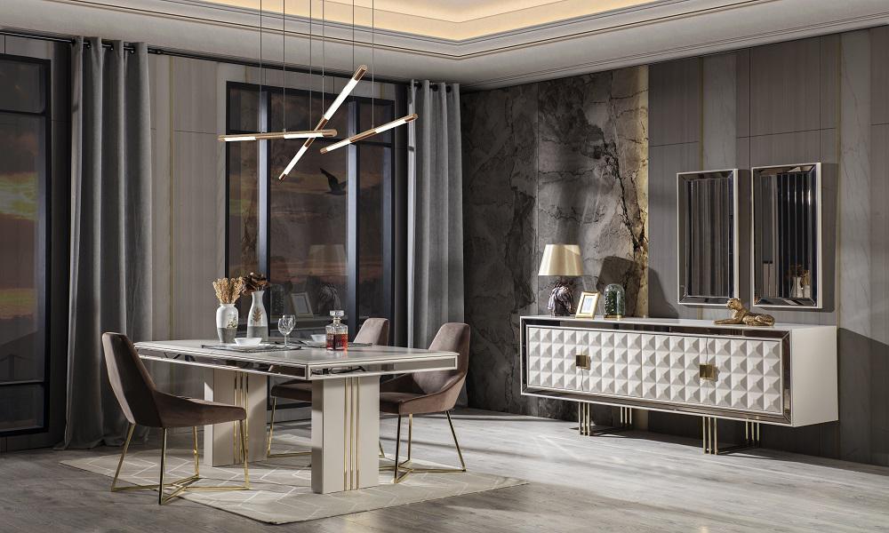 yemek odası takımı modern tasarım